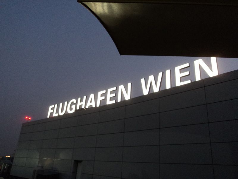 Flughafen Wien Einzelbuchstaben