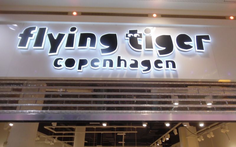 flying tiger copenhagen Einzelbuchstaben
