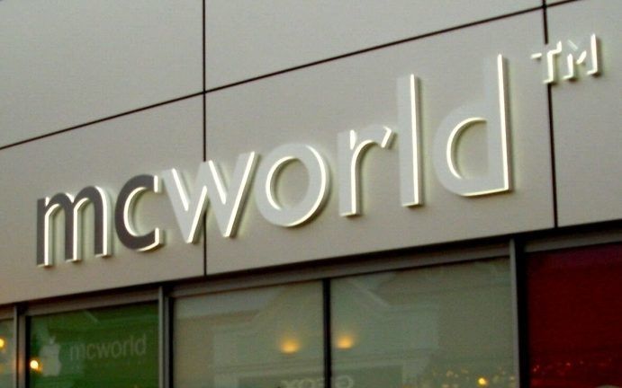 mcworld superflacher Seitenleuchter