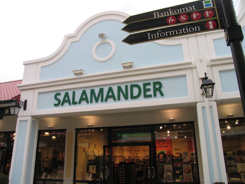 Salamander unbeleuchtete Kunststoffbuchstaben