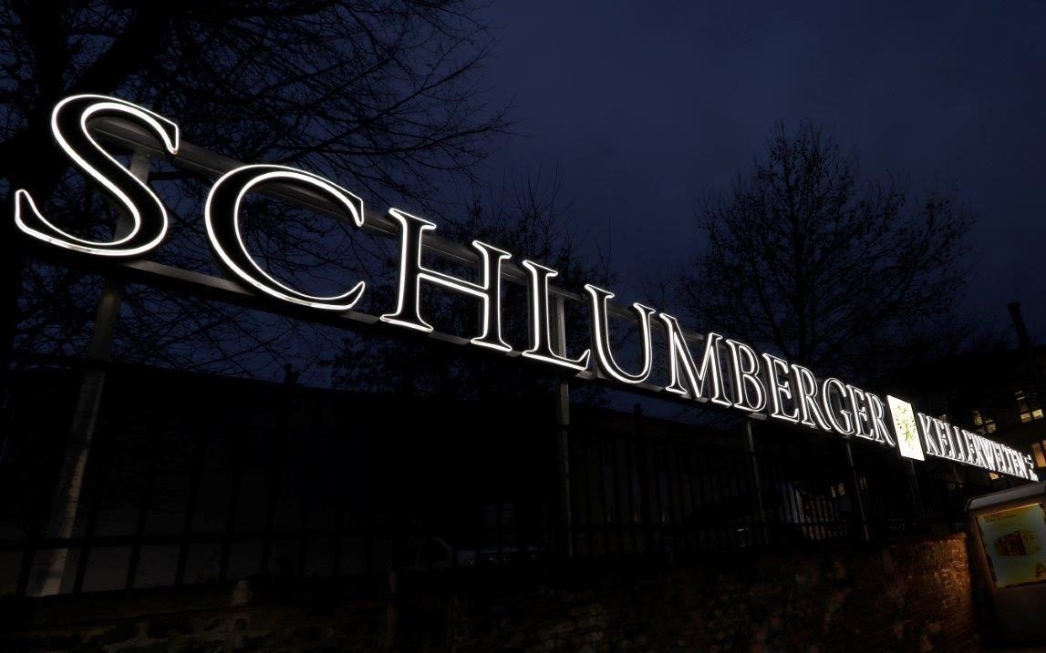 Schlumberger Kellerwelten Einzelbuchstaben