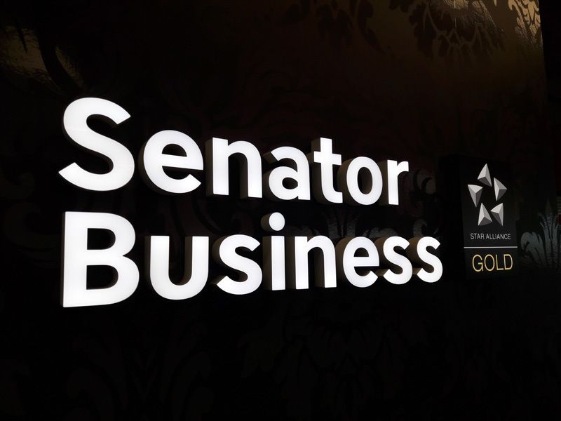 Senator Business superflacher Frontleuchter weiß leuchtend
