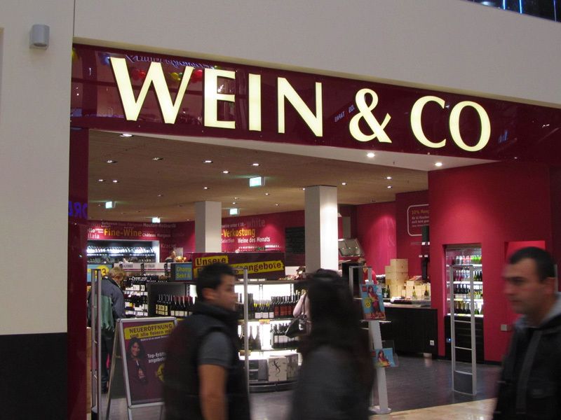 WEIN & CO Frontleuchter Einzelbuchstaben Eingang