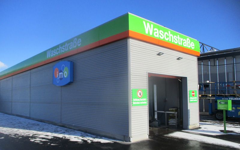 IMO Waschstraße Fassadenband