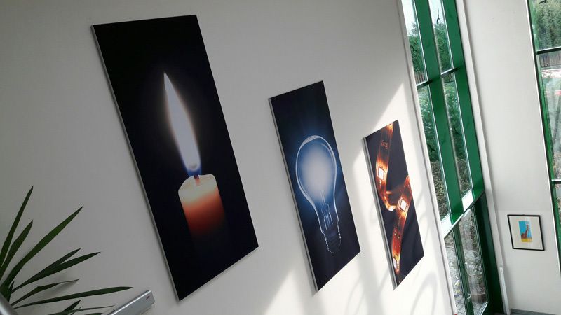 KLW Textilspannrahmenschilder Lichtmotive