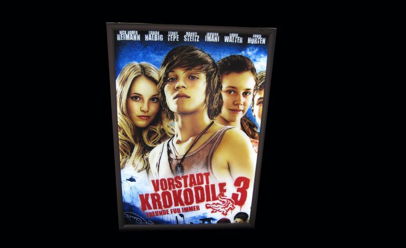 LED-Posterrahmen Vorstadtkrokodile