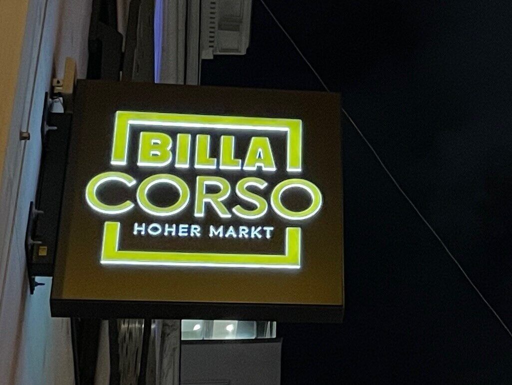 BILLA Corso Hoher Markt Steckschild