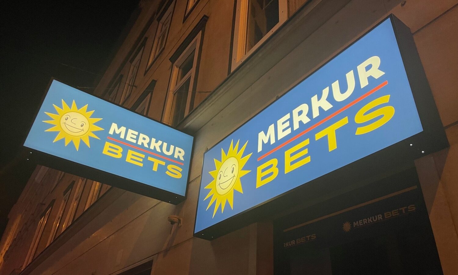 Leuchtschilder Merkur Bets – Doppel-Steckschild